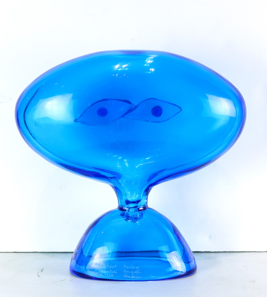 Egidio Costantini (Italian, 1912-2007), Bubble Face, 1978, murano glass sculpture, signed and - Image 2 of 4