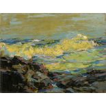(lot of 4) Karl Schmidt (American, 1890-1962), "The Ever Restless Sea, Santa Barbara, Untitled (