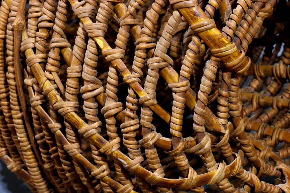 A South Pacific Island large fish trap, woven like basketry, impressive traditional craftsmanship - Image 3 of 3