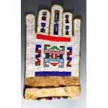 Finely crafted beaded apron, Ndebele or Zulu people