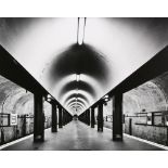 Harold Allen (American, b. 1912), "La Salle Subway Station, Chicago," 1969, gelatin silver print,