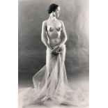 Ruth Bernhard (American, 1905-2006), "Profile I," gelatin silver print, unsigned, image: 13."h x 8.