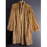 Light brown fur coat, 3'4''