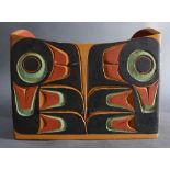 A Pacific Northwest Native American Indian Tlingit bentwood box by Odin Lonning (1953-),