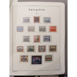 Saar Stamp Collection, 1920-59, mostly mint collection on lighthouse hingeless pages, including