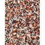 (lot of 6) Gloria Buce Associates (American, fl. 1970s-1980s), Wallpaper Samples, "Flotsam," "