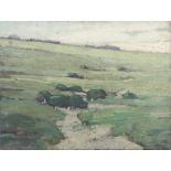 Karl Schmidt (American, 1890-1962), Untitled (Landscape), oil on canvas, signed verso, Museum
