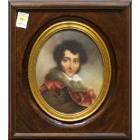 French School (18th/19th century), Chromolithgraph, French Dandy, unsigned, overall (with frame):