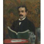 Harry Watrous (American, 1857-1940), Portrait of William Gillman Nicholas, oil on panel, signed