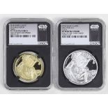 Star Wars Princess Leia Niue Gold/Silver Set Star Wars classic 2016 Niue Gold $250 and Silver $2