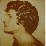 Andy Warhol (American, 1928-1987), Andy in Drag, polariod, initialed lower right, image: 3.25"h x