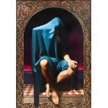 Jorge Alberto Gonzalez (Cuban/ American, b. 1949), Shrouded Figure, 1997, oil on canvas, signed