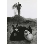 Jerry Uelsmann (American, b. 1934), "Double Portrait of Ralph Hattersley," 1969, gelatin silver