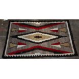 Navajo carpet, 66" x 39"