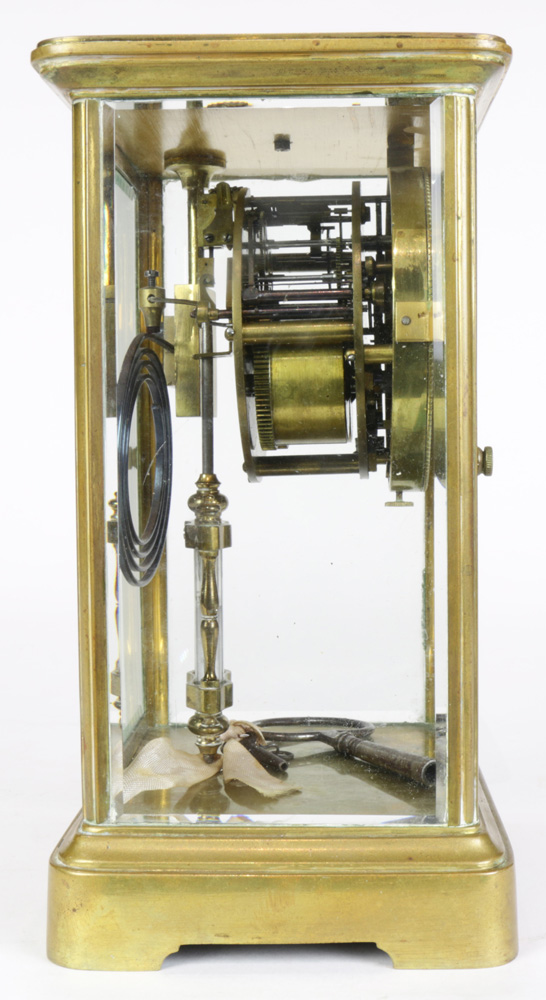 A French eight-day crystal regulator - Image 4 of 9