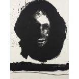 Nathan Oliveira (American, 1928-2010), "Face," 1967, lithograph, pencil signed lower right, titled