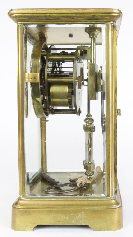 A French eight-day crystal regulator - Image 5 of 9