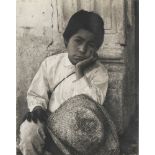 Paul Strand (American, 1890-1976), "Boy, Uruapan" (From the Mexican Portfolio), photogravure,