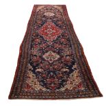 Persian Hamadan runner, 3'2" x 12'4"