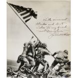 Joe Rosenthal (American, 1911-206), "Raising Flag on Iwo Jima," circa 1950, gelatin silver print,