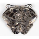 Successor of William Spratling sterling silver butterfly brooch Designed as a sterling silver