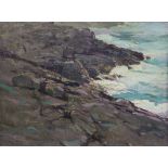 Karl Schmidt (American, 1890-1962), "A Grey Estuary (Monhegan, Maine)," 1912, oil on canvas,