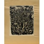 Yohanan Simon (Israeli, 1905-1976), "Arbor Day in the Colonies," lithograph, pencil signed lower