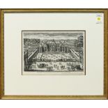 "Veue et perspective du Chasteau de Vaux-le-Vicomte du coste de l'entree," engraving, published Chez