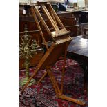 Folding Plein Air easel, 48"h x 13"w