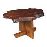 Mira Nakashima (b. 1942) Minguren I end table, New Hope, Pennsylvania, 2007, having a redwood burl