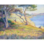 Edward Reynolds Kingsbury (American, 1855-1940), "Carmel Coast," oil on canvas, signed lower