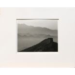 Nancy Ericsson (American, 20th cenury), "Great Snaking Wall," 1992, gelatin silver print, signed