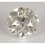 Unmounted diamond The unmounted old European-cut diamond, weighs 1.49 cts.