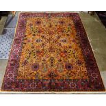 Indo Tabriz Carpet, 8' x 10'