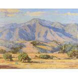 William Louis Otte (American, 1871-1957), "God's Country and Mine," oil on board, signed lower