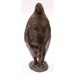 Manner of Francisco Zuniga (Mexican, 1912-1998), Untitled, 1971, bronze sculpture with brown patina,