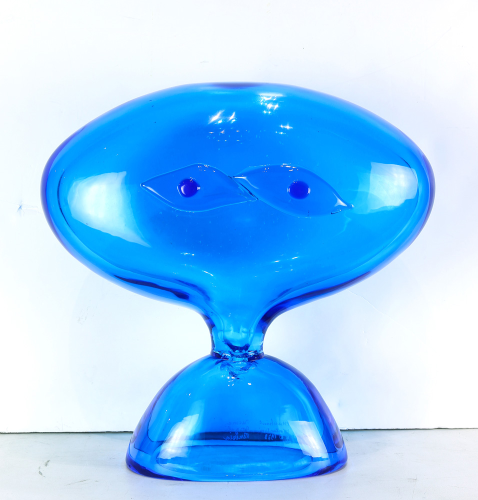 Egidio Costantini (Italian, 1912-2007), Bubble Face, 1978, murano glass sculpture, signed and