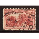 U.S. $2 Columbian, Scott #242, used, well centered, Scott catalog value $525