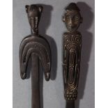 A group of Massim, Papua New Guinea figural spatulas