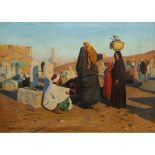 Ludwig Deutsch (Austrian, 1855-1935), Eid al-Fitr (Breaking the Fast), 1902, oil on canvas,