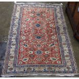Persian Kashan carpet, 4'11" x 8'8"