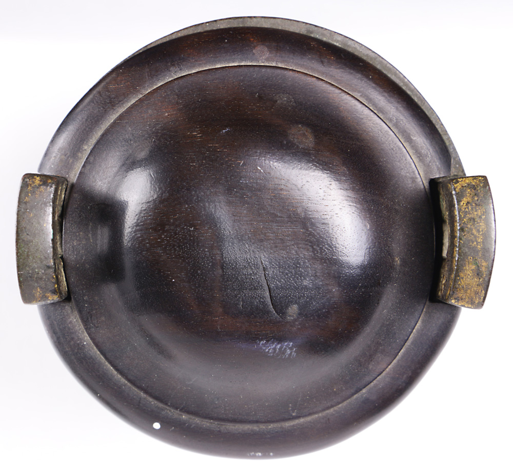 Japanese BronzeTripod Censer - Image 3 of 5