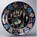 Japanese Large Cloisonne Charger