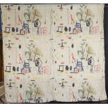 Printed Linen Drapery, After Pablo Picasso