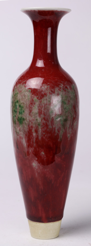 A Chinese Peach Blossom Glazed Vase - Image 2 of 4