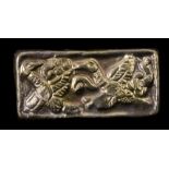 Scythian silver gilt plaque with two birds