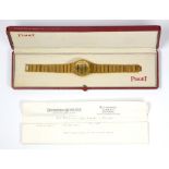 Piaget 18k yellow gold polo wristwatch REF: 387244c70