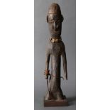 A Sepik River, Papua New Guinea, mysteriously truncated figure