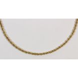 14k rope link chain