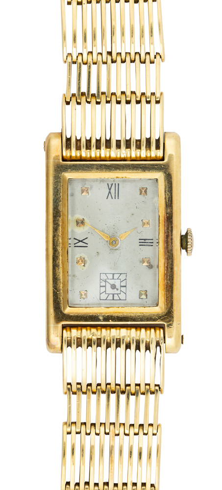 18k yellow gold wristwatch